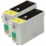 2 Black Ink cartridges (2711XL)